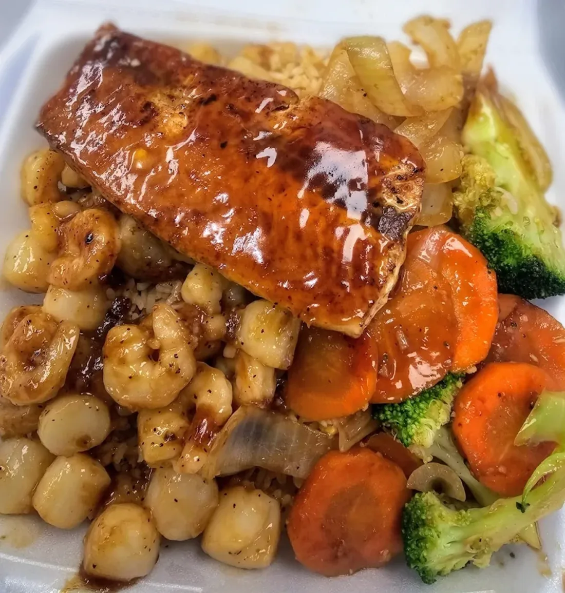 Hibachi Salmon